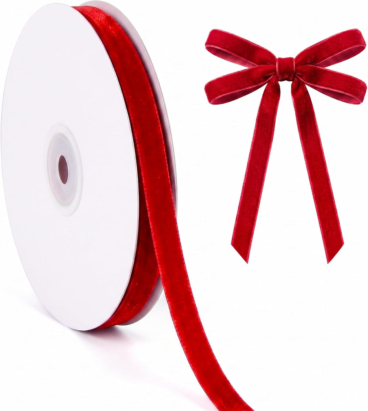 Velvet Ribbon Roll - 25 Yards, 1 Inch Wide, for Christmas Gift Wrapping & Decor - image 24