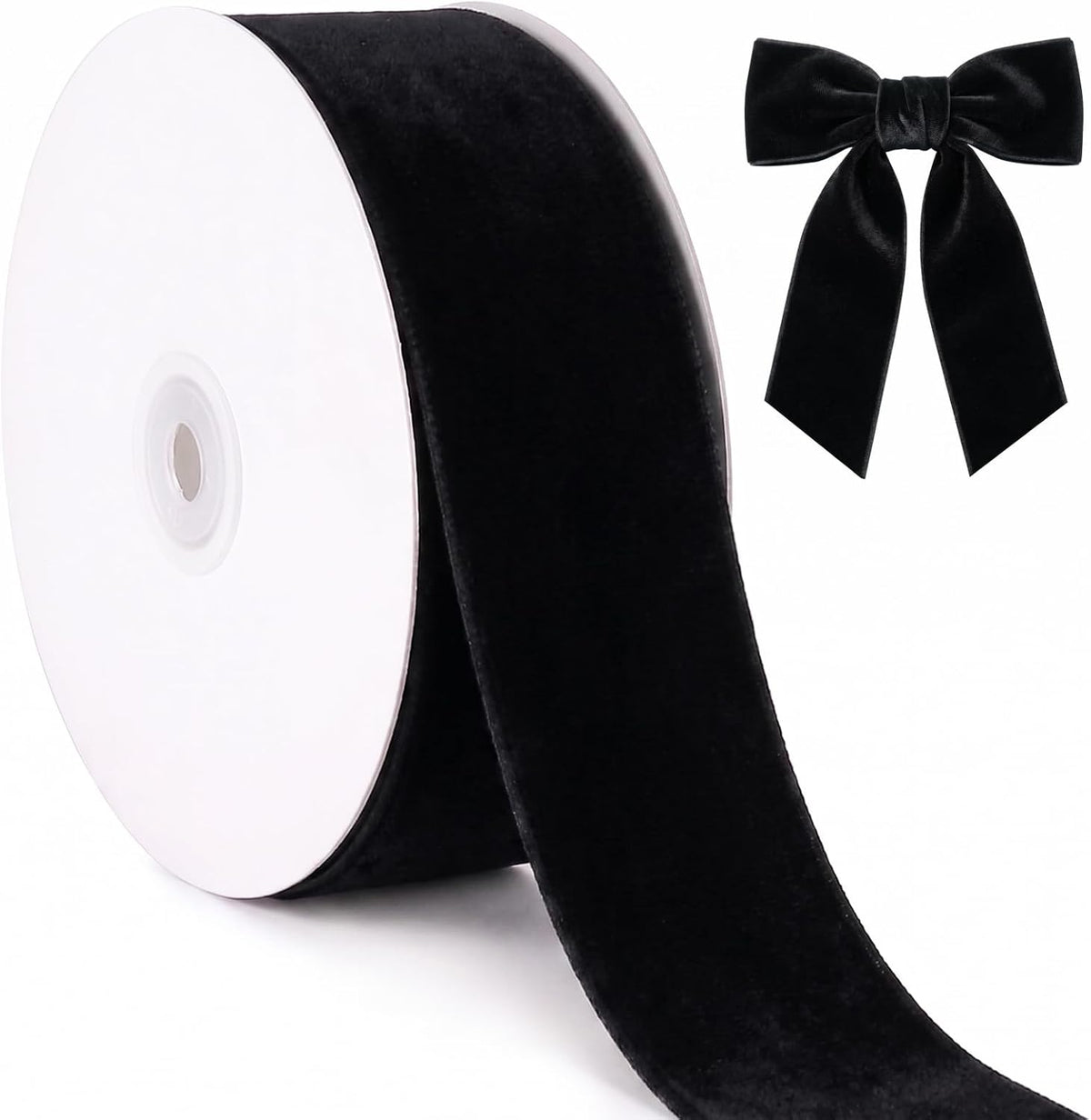 Velvet Ribbon Roll - 25 Yards, 1 Inch Wide, for Christmas Gift Wrapping & Decor - image 23