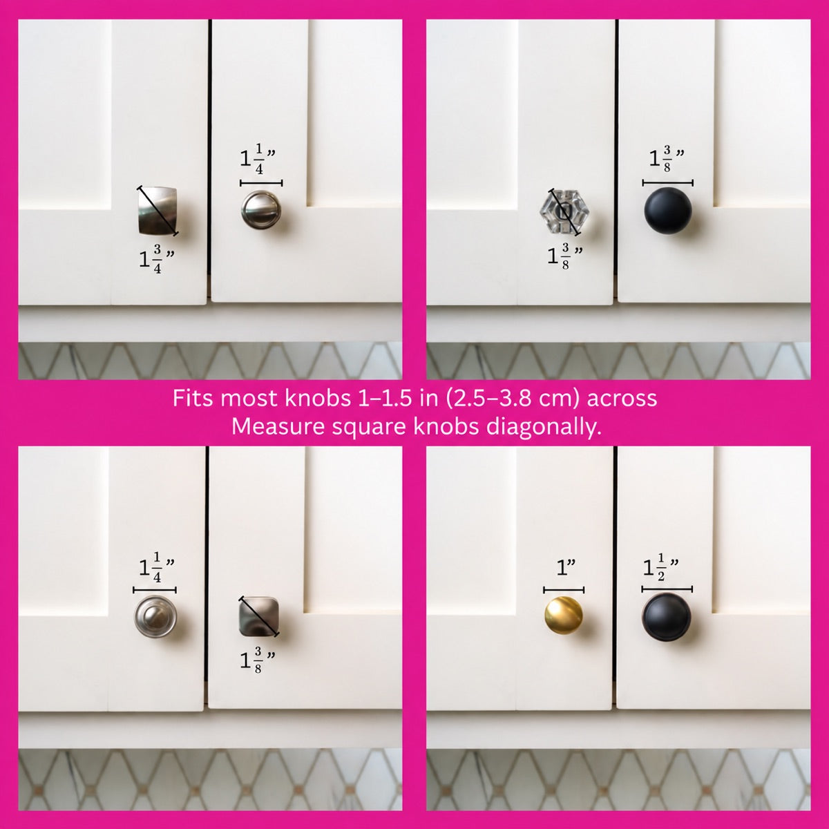 12-Pack Halloween Jack-o’-Lantern Knob Covers for Cabinets & Drawers