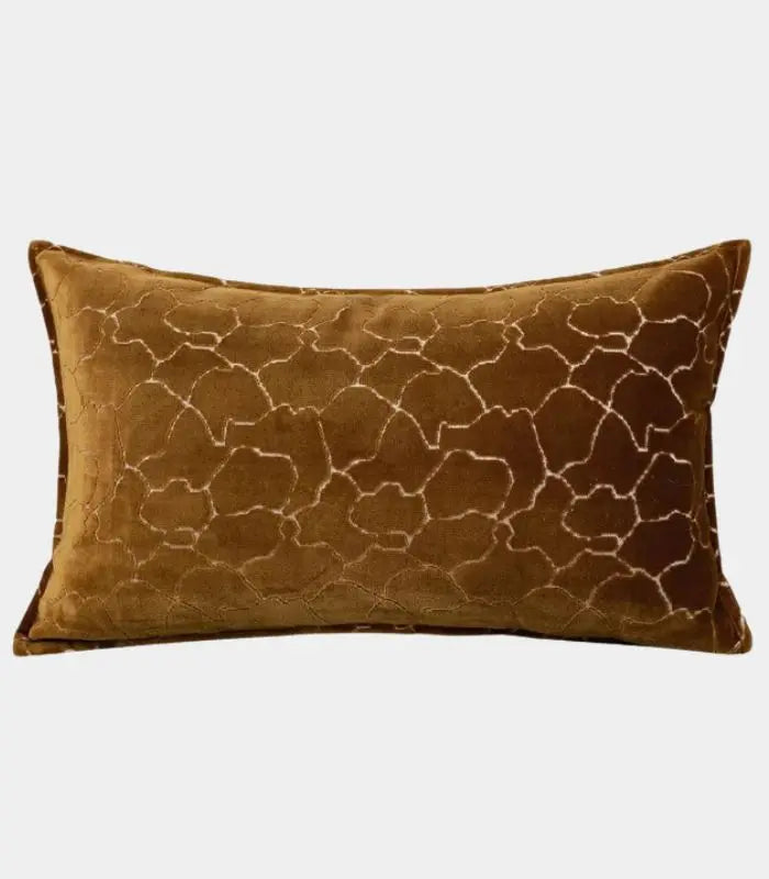 1051 Marrakech Velvet Cushion Cover Brown
