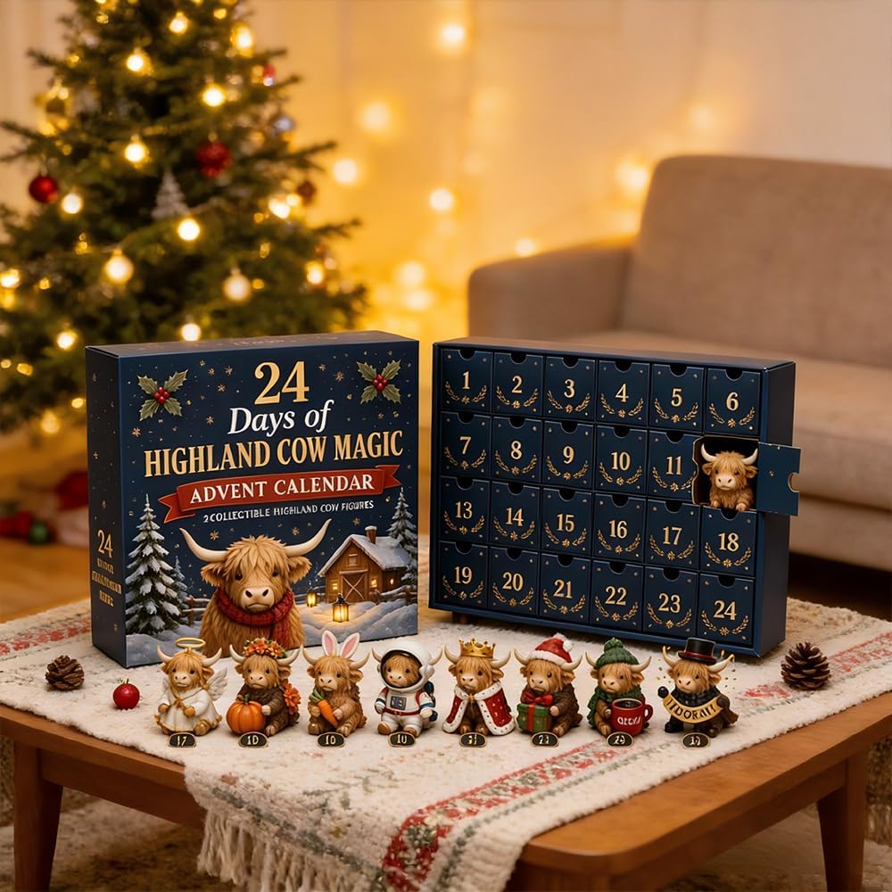 Highland Cow Advent Calendar