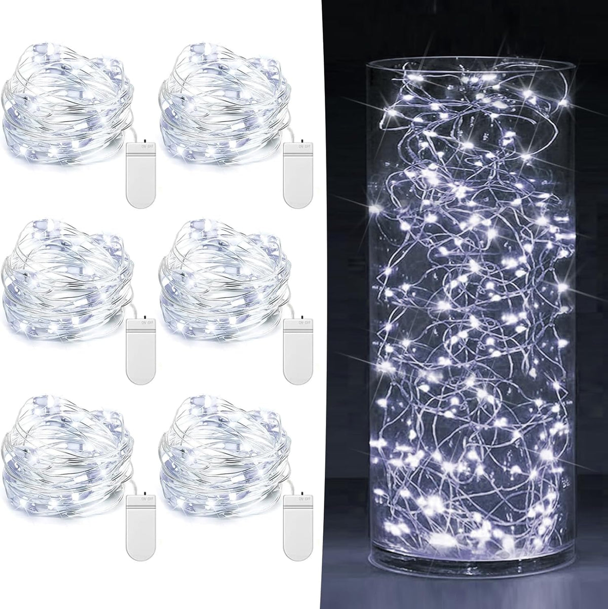 Fairy Lights - 6 Pack Cool White