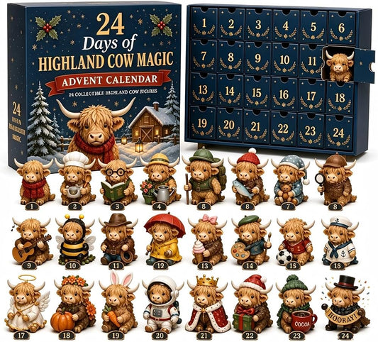 Highland Cow Advent Calendar