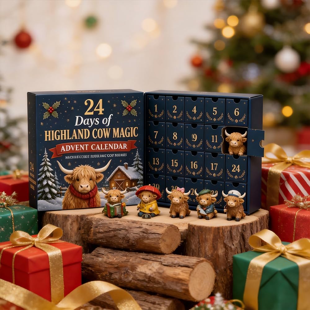 Highland Cow Advent Calendar