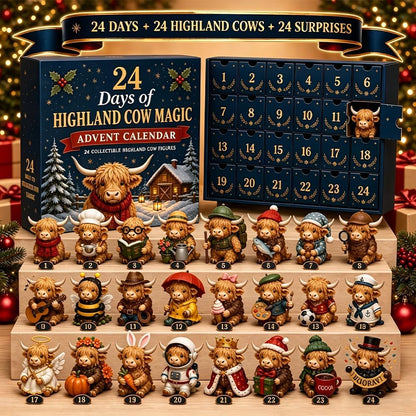 Highland Cow Advent Calendar