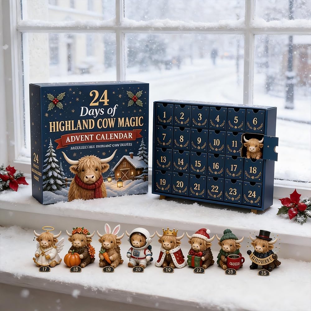 Highland Cow Advent Calendar