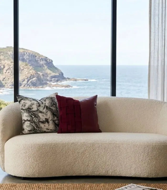 1065 Abstract Marble Cushion Cover 45cm (18 in) Grey