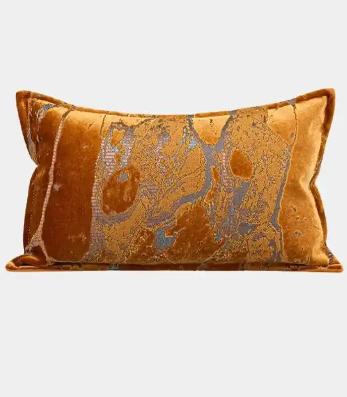 1030 Belcanto Marbled Cushion Cover – Velvet & Woven Jacquard Design