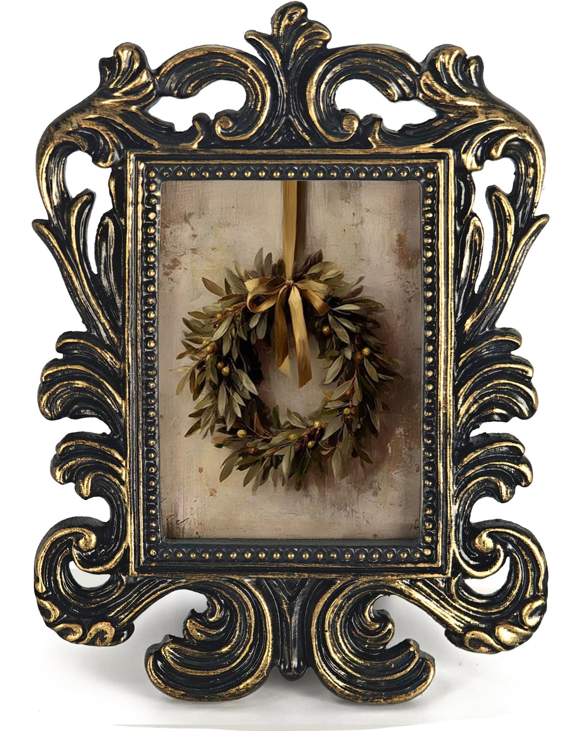 Vintage Santa Picture Frame, 4x5