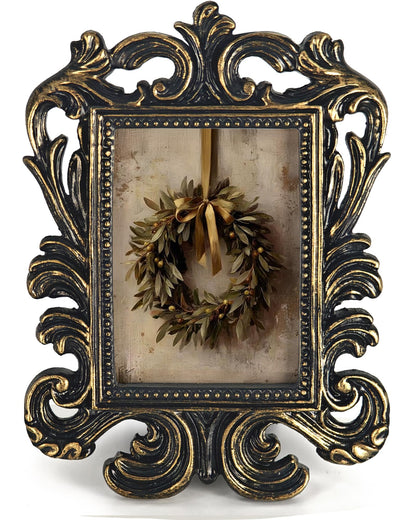 Vintage Santa Picture Frame, 4x5