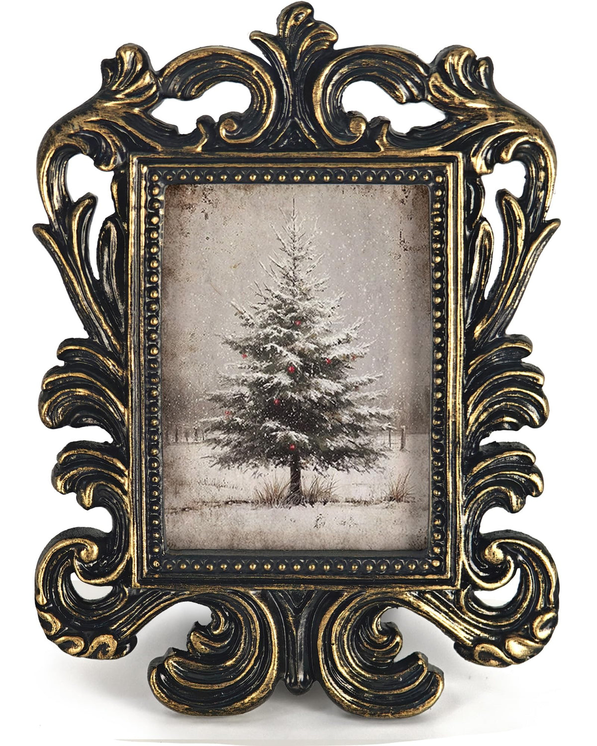 Vintage Santa Picture Frame, 4x5