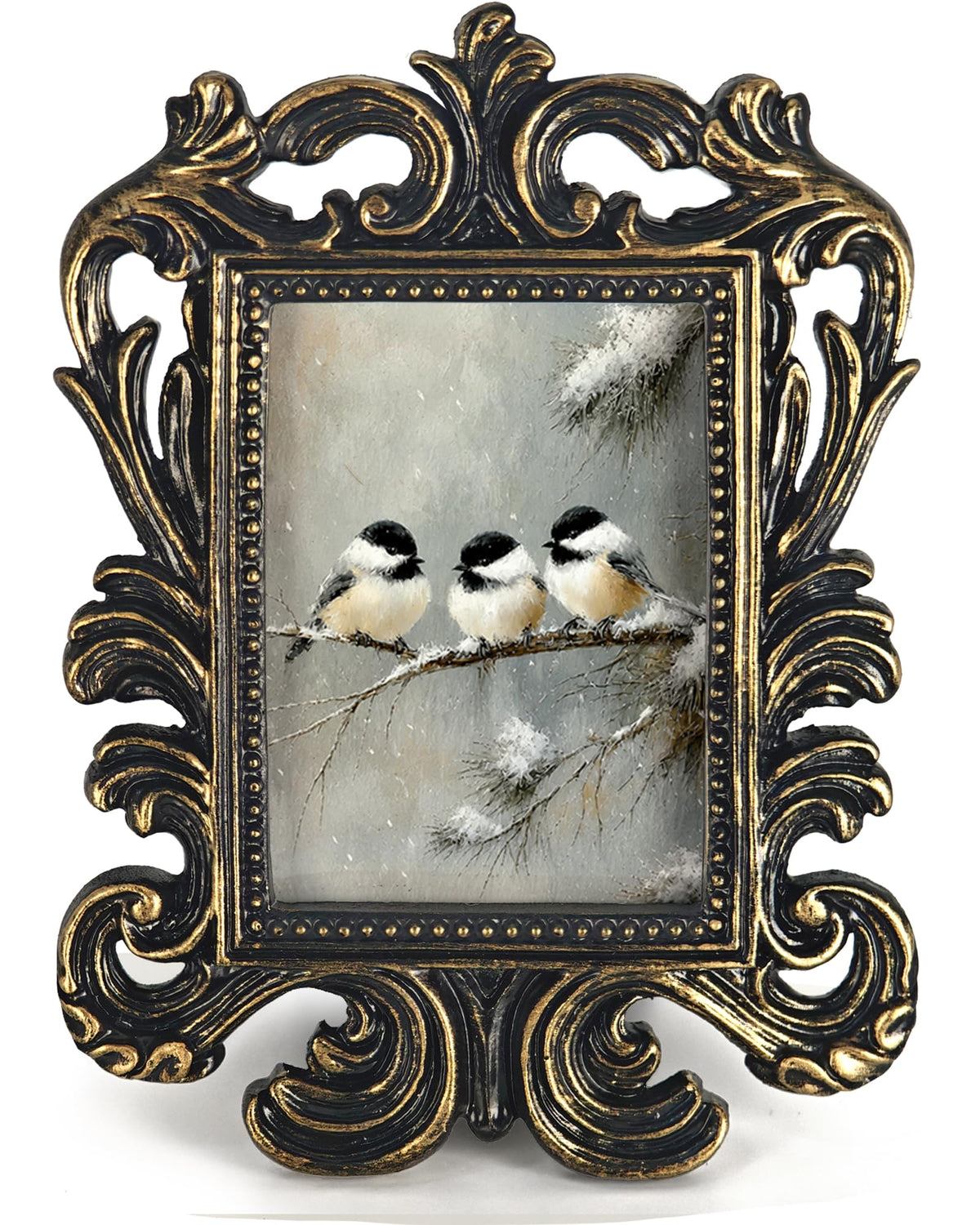 Vintage Santa Picture Frame, 4x5