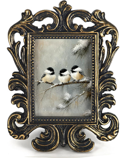 Vintage Santa Picture Frame, 4x5