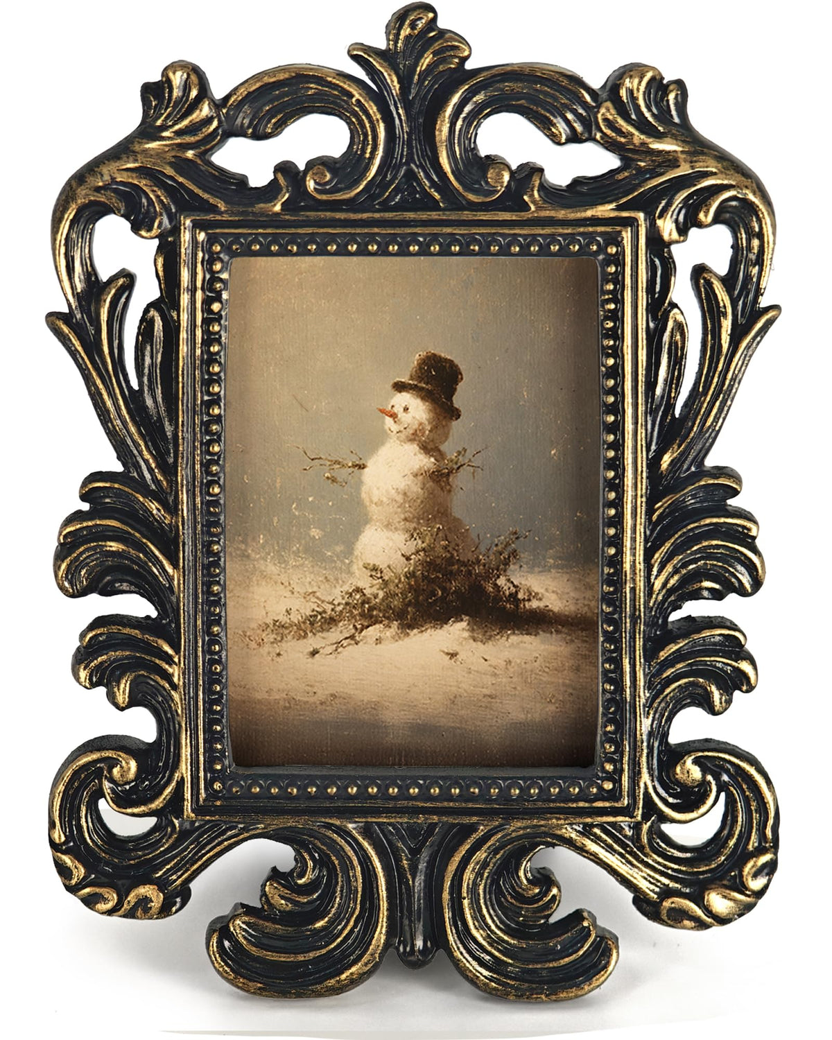 Vintage Santa Picture Frame, 4x5