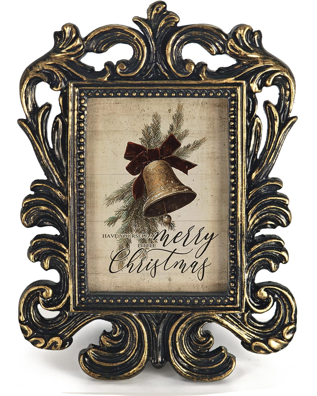 Vintage Santa Picture Frame, 4x5