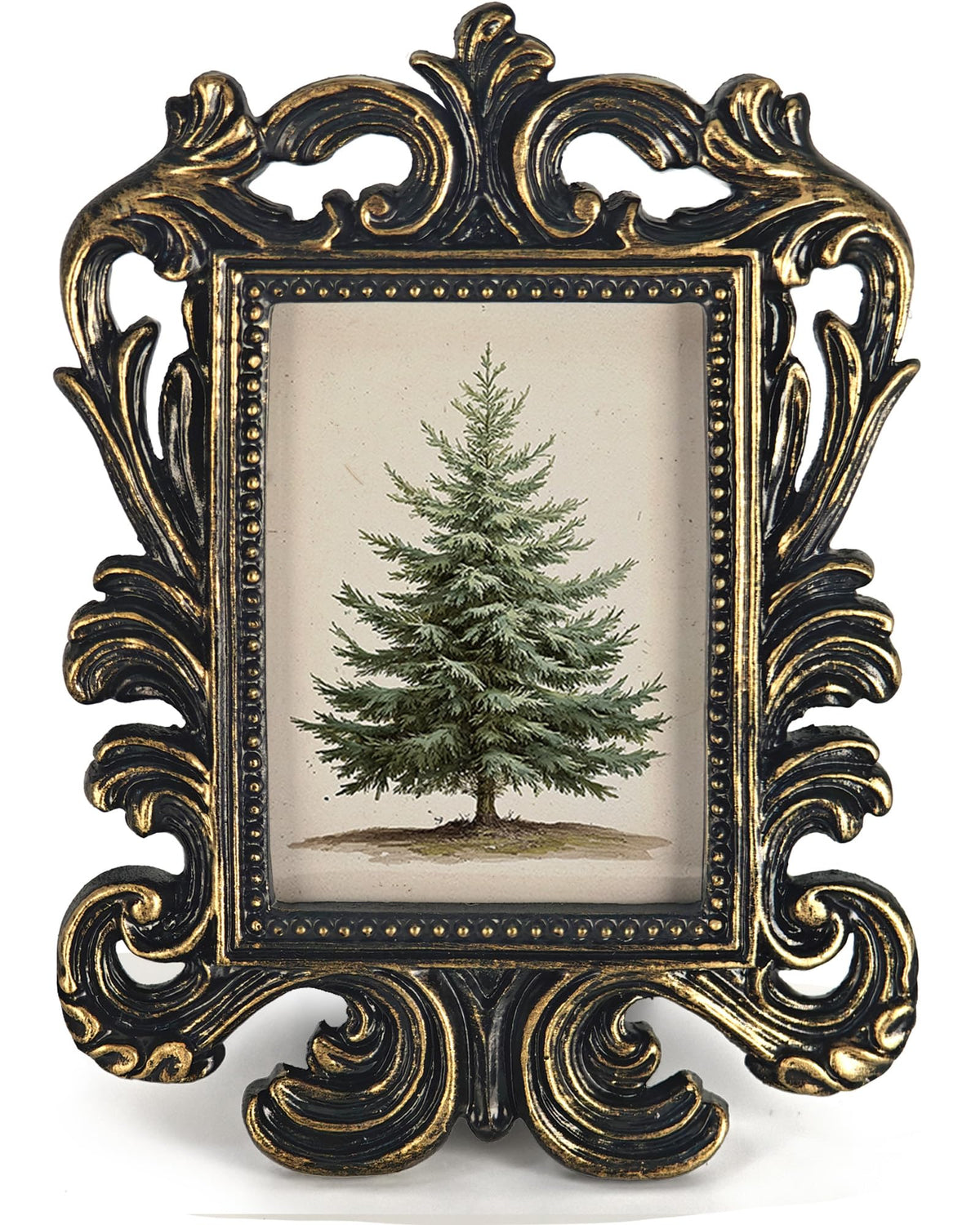 Vintage Santa Picture Frame, 4x5