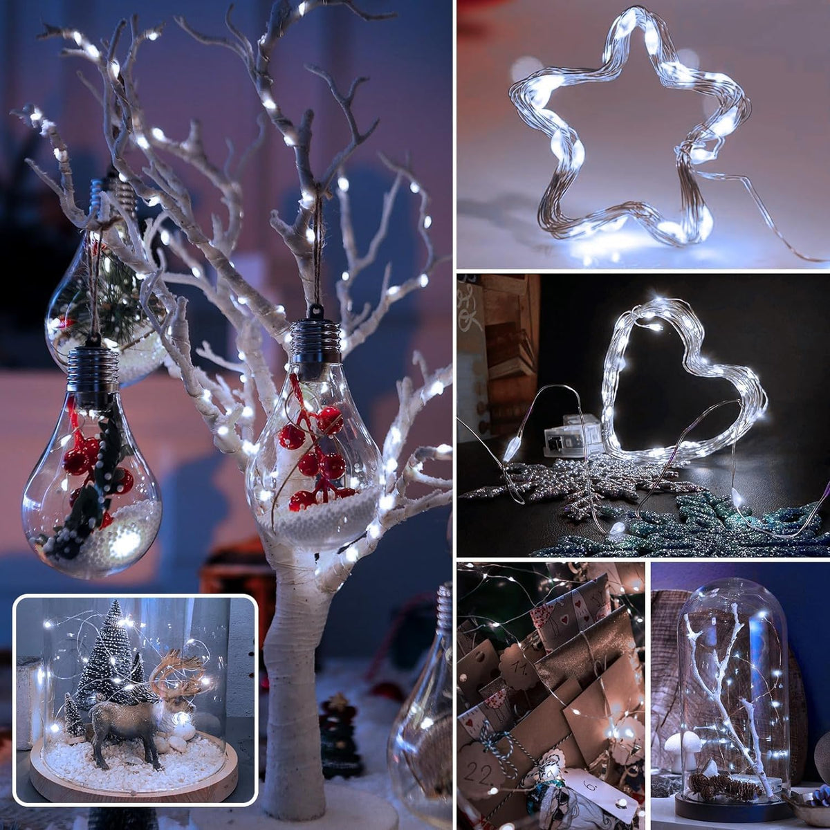 Fairy Lights - 6 Pack Warm White + Cool White