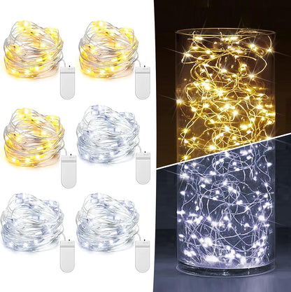 Fairy Lights - 6 Pack Warm White + Cool White
