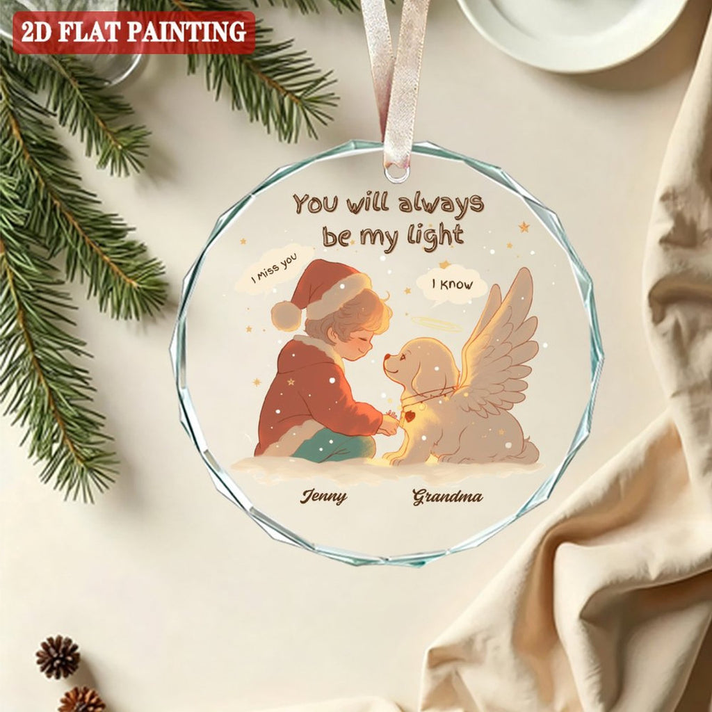 Personalized Custom Glass Ornament