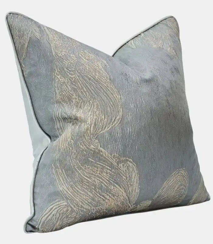 1062 Seraphina Jacquard Cushion Cover – Abstract Brushstroke Design