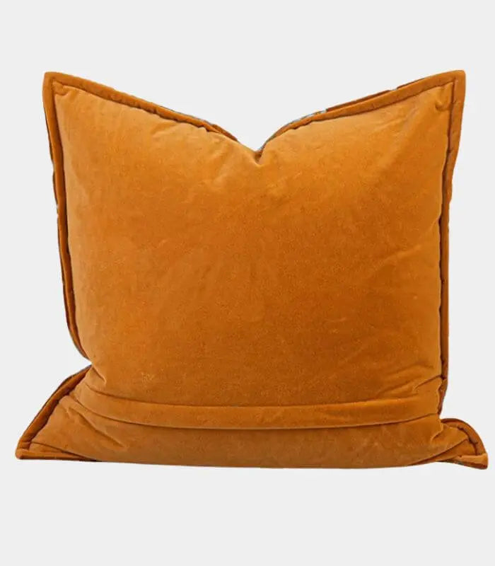1030 Belcanto Marbled Cushion Cover – Velvet & Woven Jacquard Design