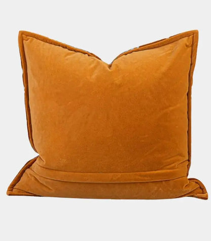 1030 Belcanto Marbled Cushion Cover – Velvet & Woven Jacquard Design