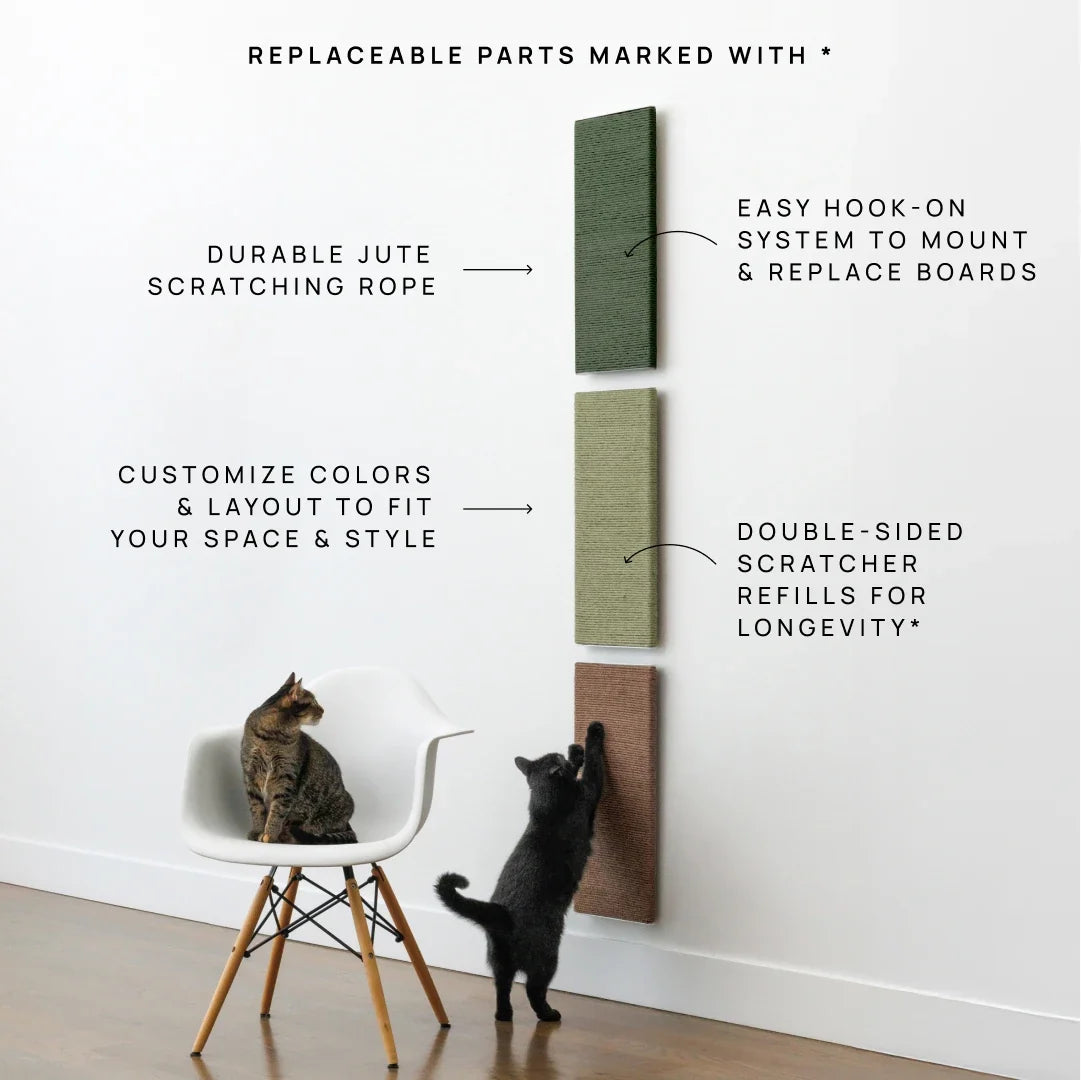 Wall-Mounted Canvas Scratcher