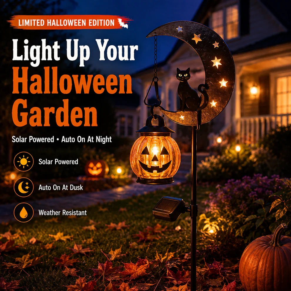 Garden stake light in outdoor setting