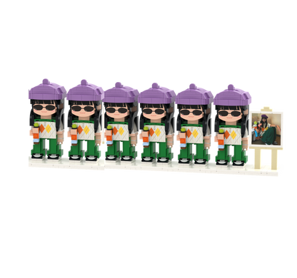 Custom Brick Figure - 6 People