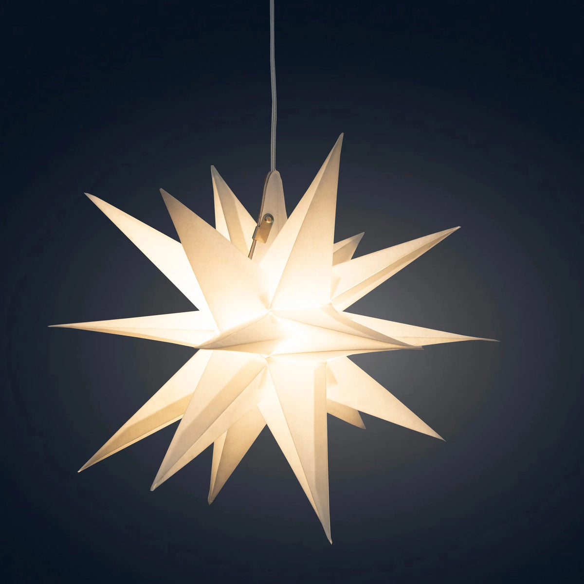 Moravian Star 12" White