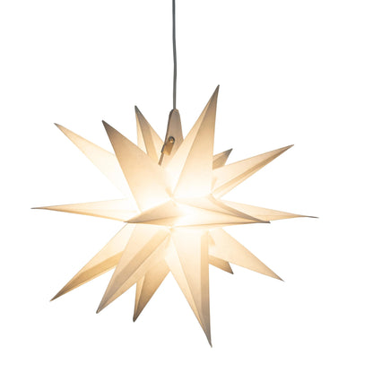 Moravian Star 12" White