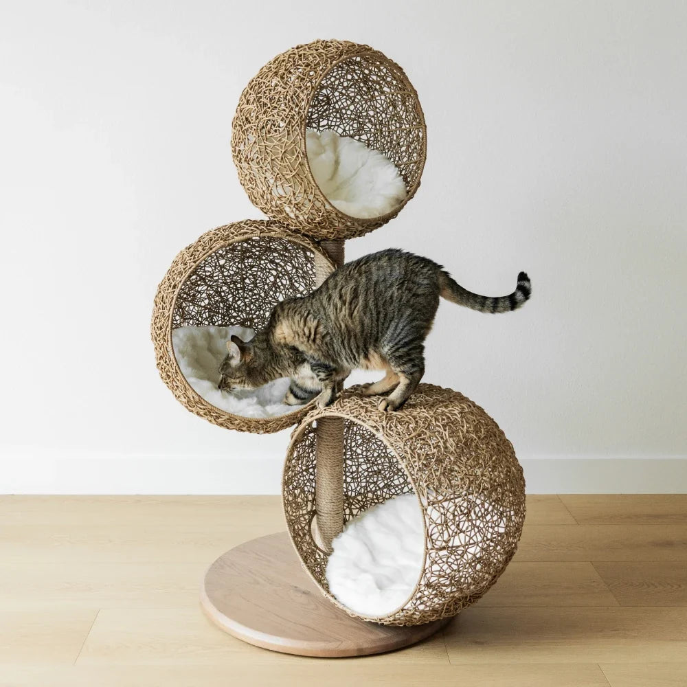 Round Sisal Scratching Post