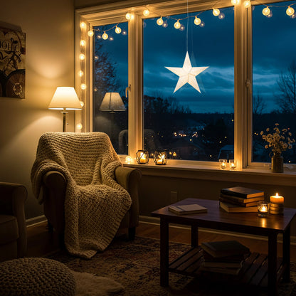 Twinkle Star 5-Point 15" White