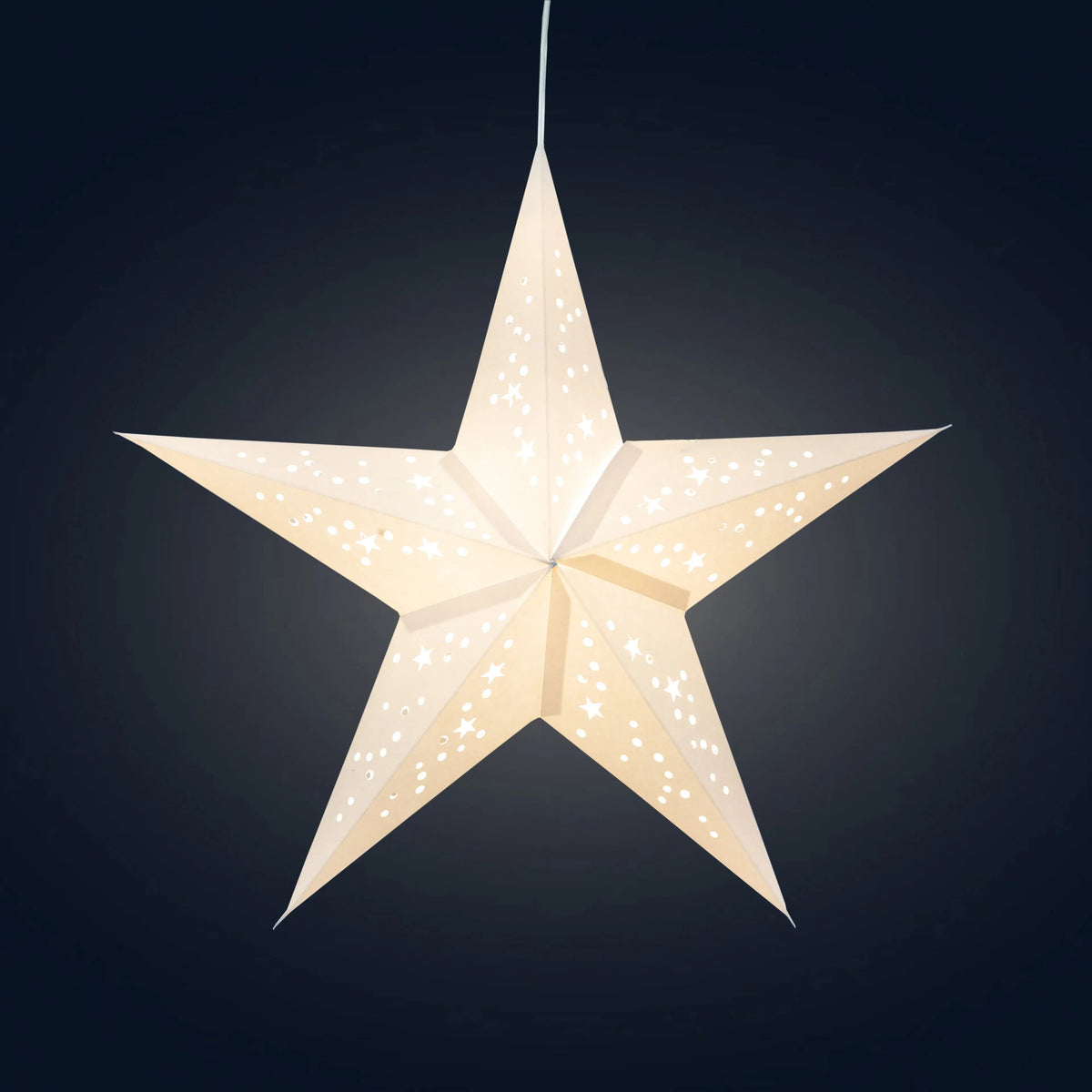Twinkle Star 5-Point 15" White