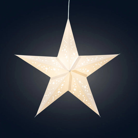 Twinkle Star 5-Point 15" White