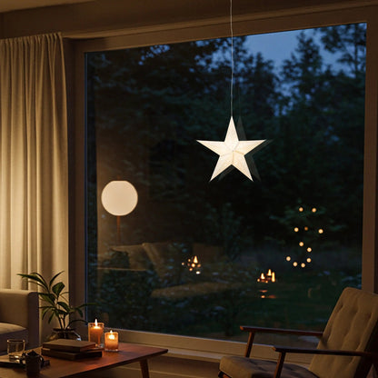 Twinkle Star 5-Point 15" White