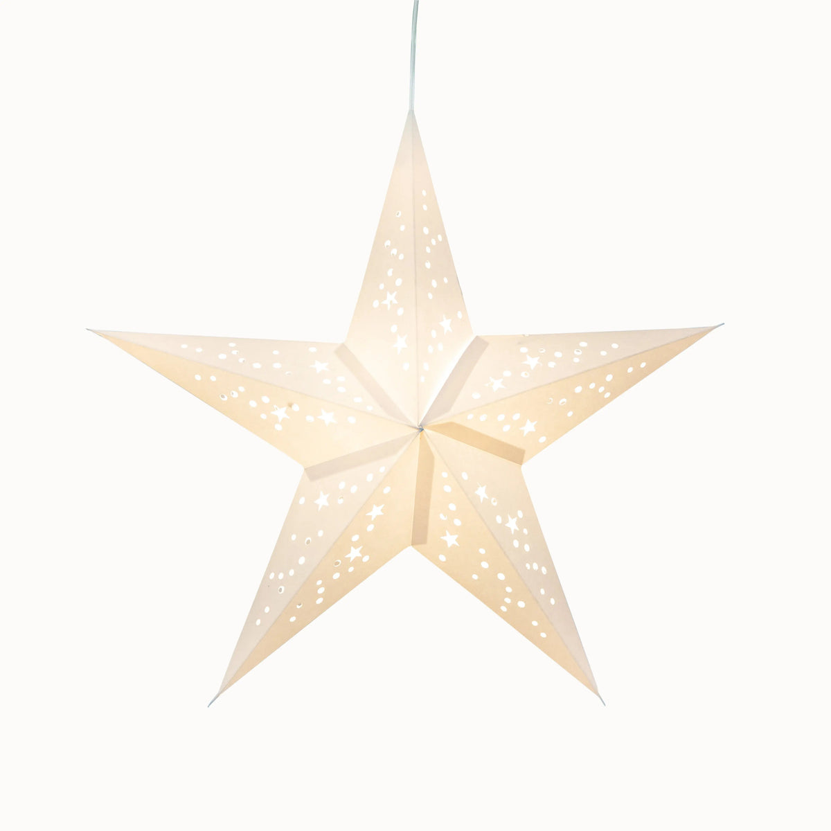 Twinkle Star 5-Point 15" White