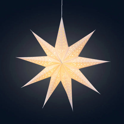 Twinkle Star 9-Point 25" Cream
