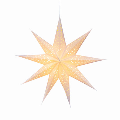 Twinkle Star 9-Point 25" Cream
