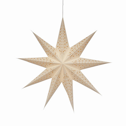Twinkle Star 9-Point 25" Cream