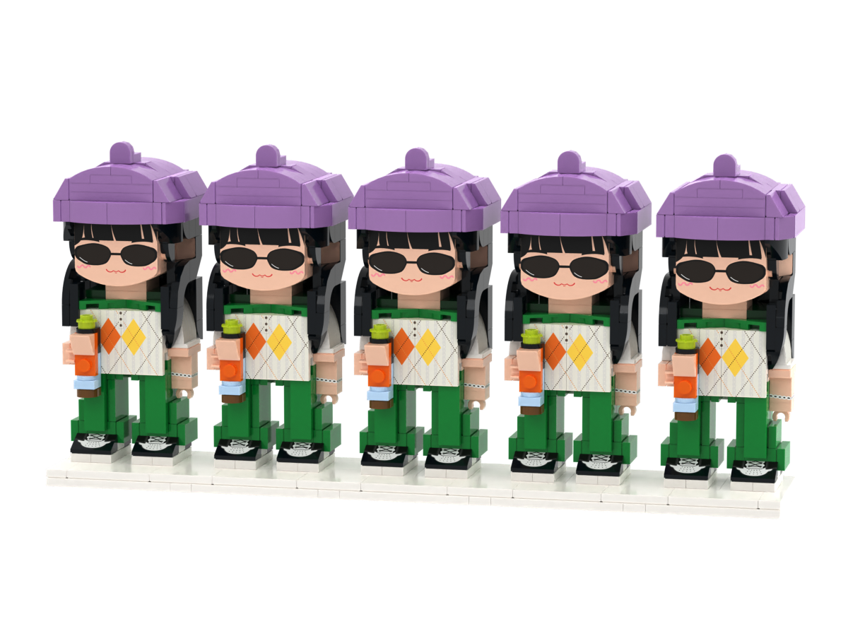 Custom Brick Figure - 5 People
