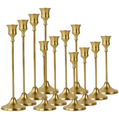 Gold Taper Candle Holders