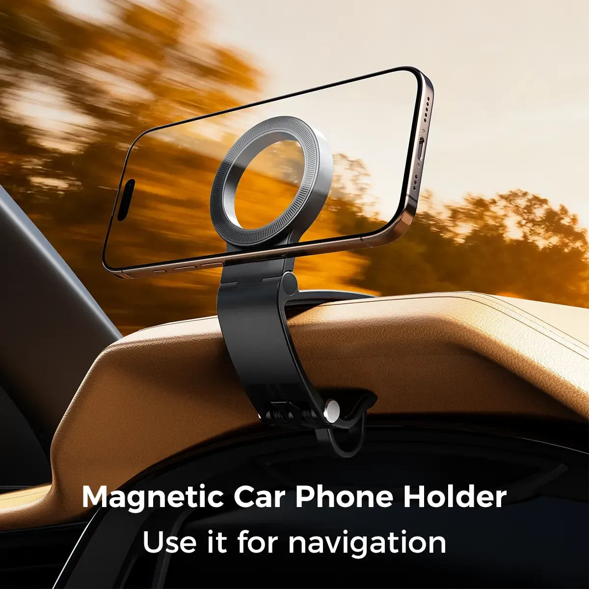 🧲 Magnetic Car Phone Mount for – 95° Adjustable Air Vent Cell Phone Holder with Strong Suction Grip, Hands-Free Accessories for iPhone 17/16/15/14/13/12 Series