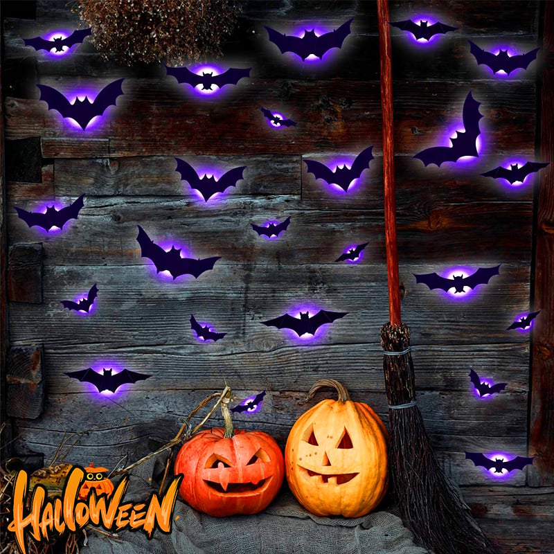 Halloween 3D Lighted Bats Product Image 3