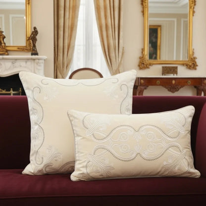 1188 Baroque Embroidered Pillow Cover
