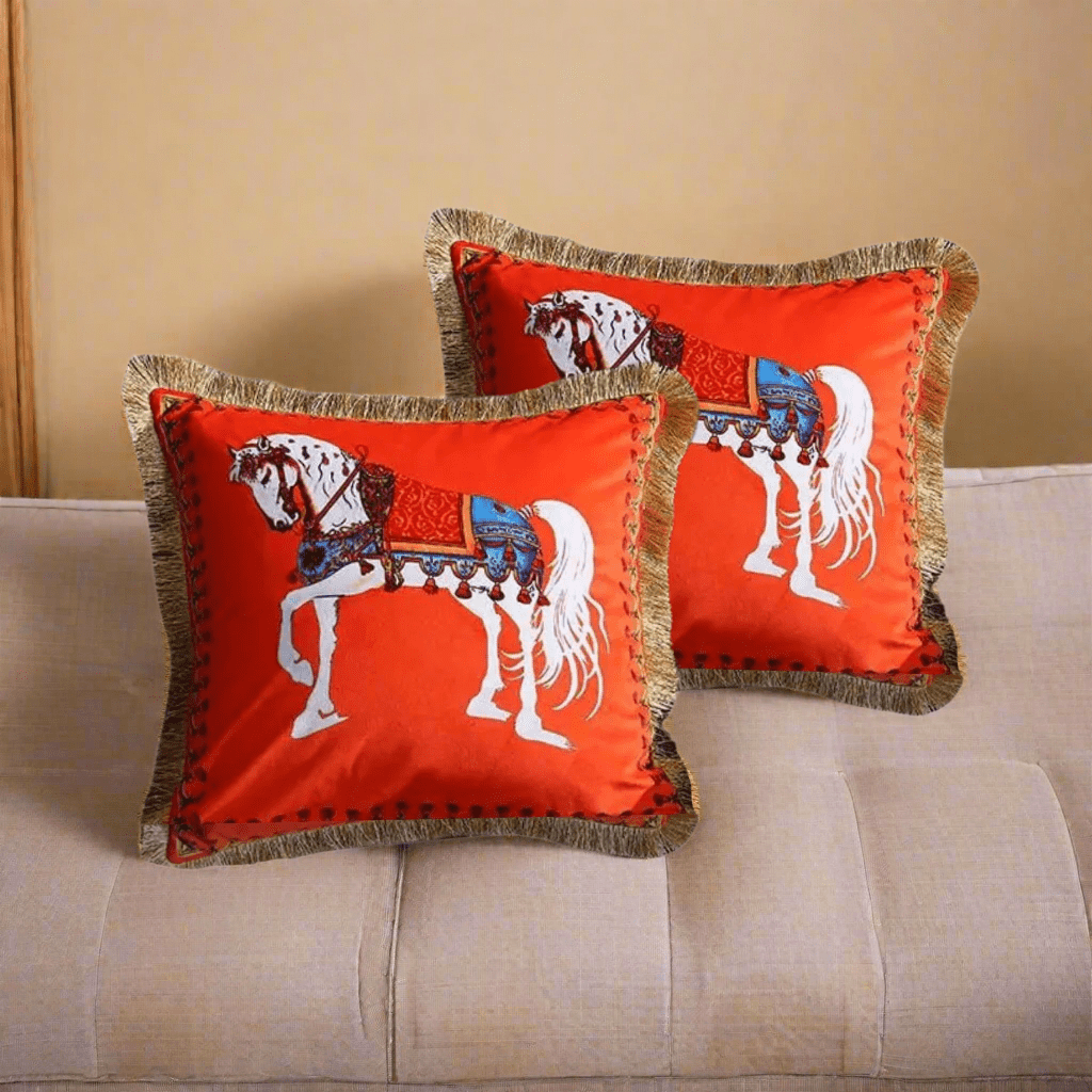 1172 Black Velvet Cavalier Pillow Cover