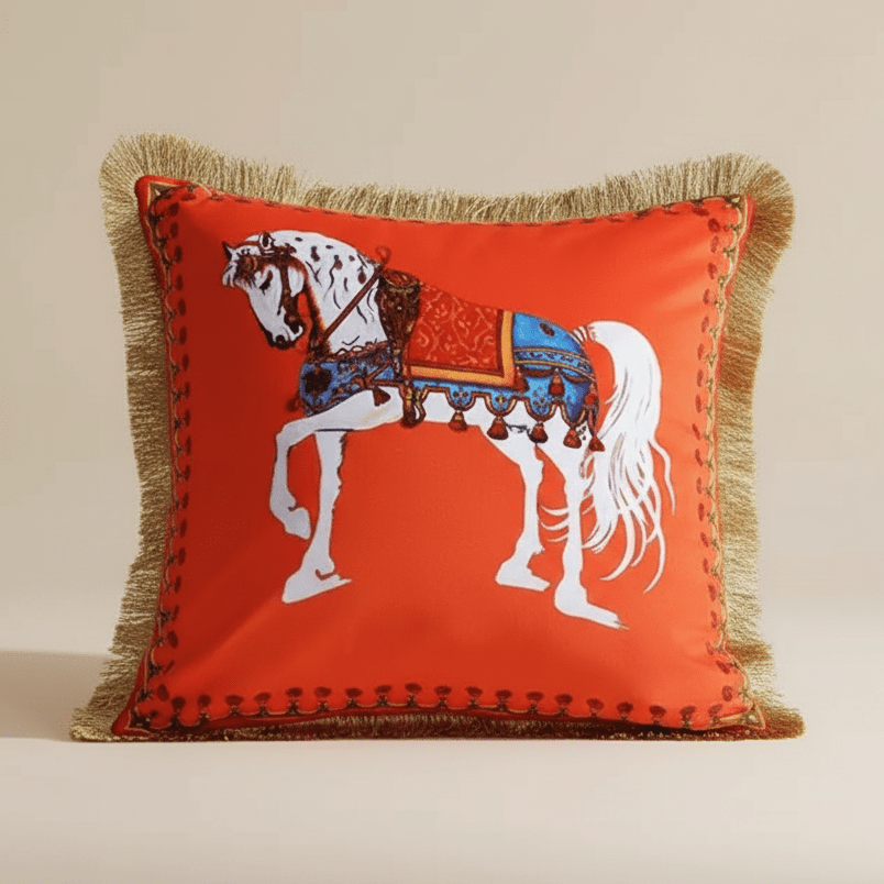 1172 Black Velvet Cavalier Pillow Cover