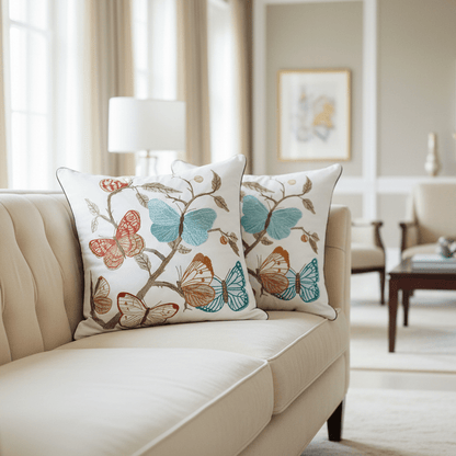 1147 Butterfly Serenade Pillow Cover