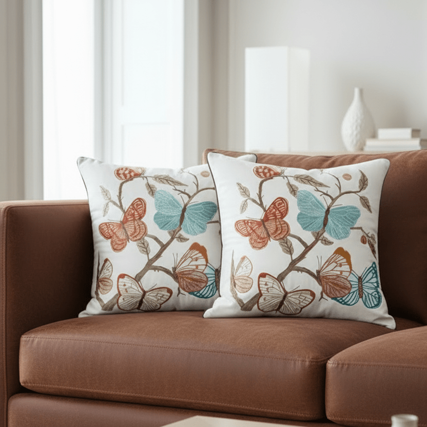 1147 Butterfly Serenade Pillow Cover