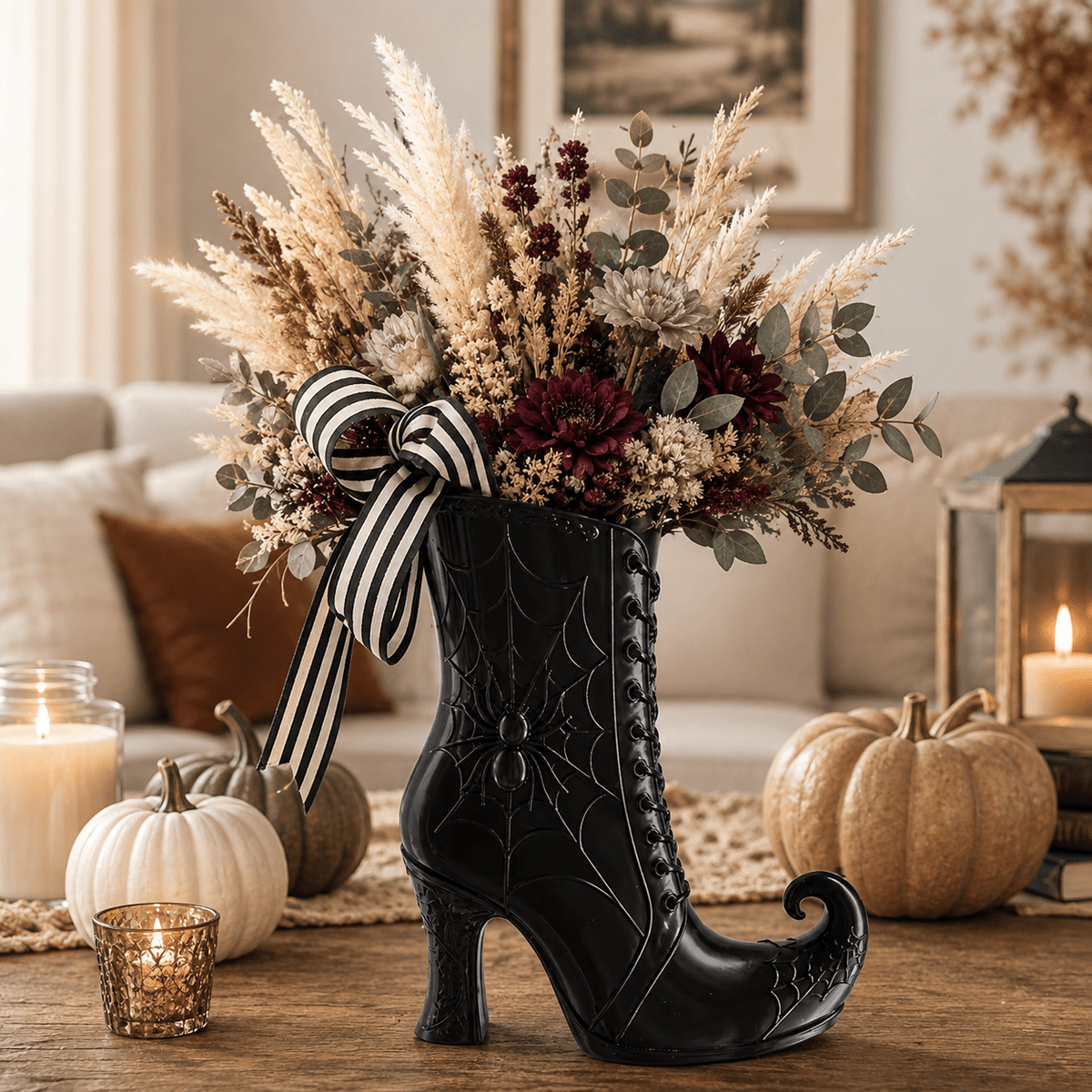 Witch Boot Vase